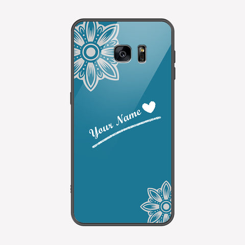Samsung Galaxy S6 Edge Cover - Personalized Name Series - Premium Printed Metal soft Bumper shock Proof Case