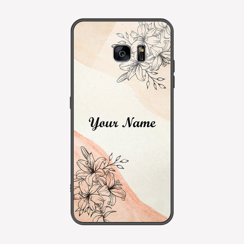 Samsung Galaxy S6 Edge Plus Cover - Personalized Name Series - Premium Printed Metal soft Bumper shock Proof Case