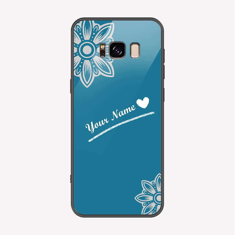 Samsung Galaxy S8 Cover - Personalized Name Series - Premium Printed Metal soft Bumper shock Proof Case