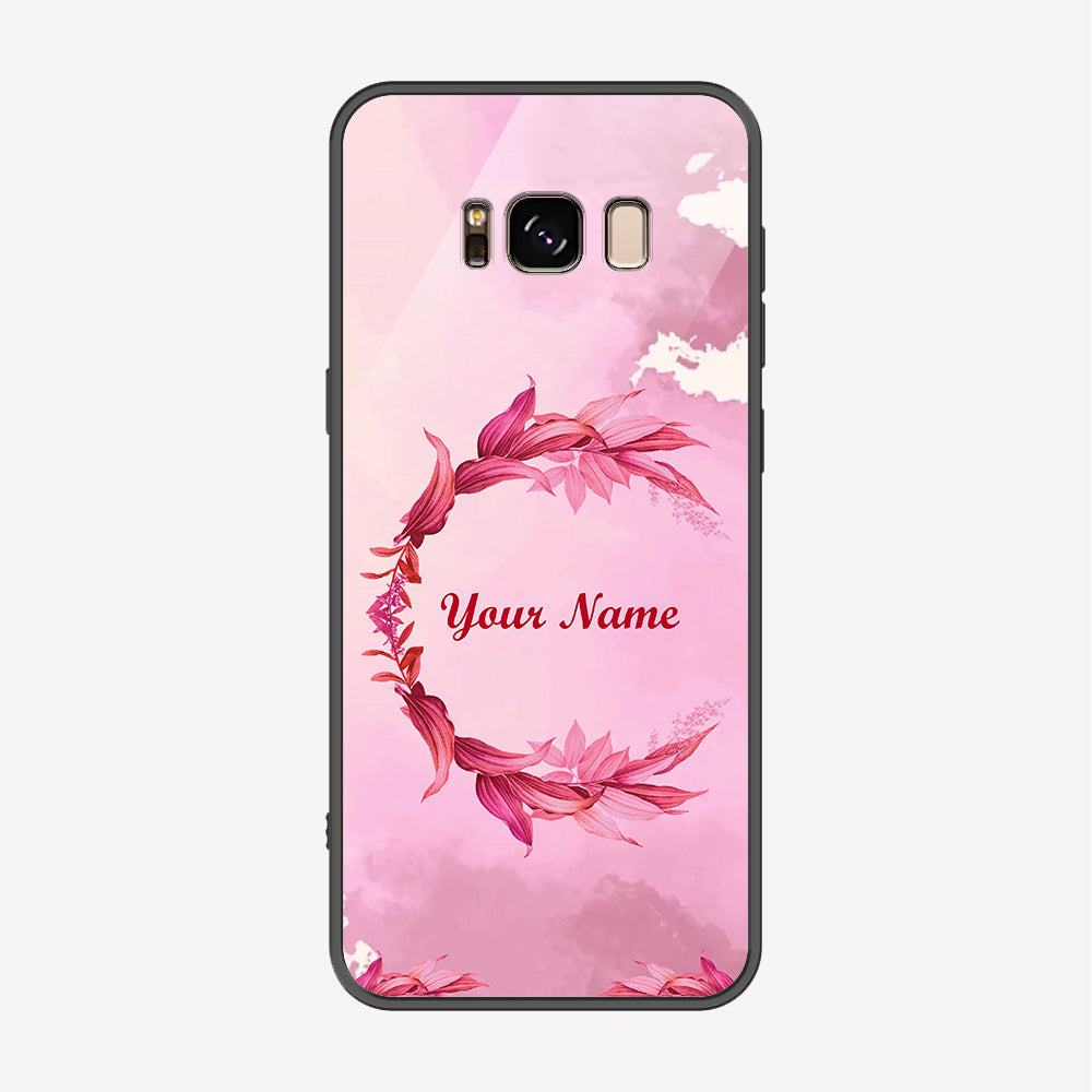 Samsung Galaxy S8 Plus Cover - Personalized Name Series - Premium Printed Metal soft Bumper shock Proof Case