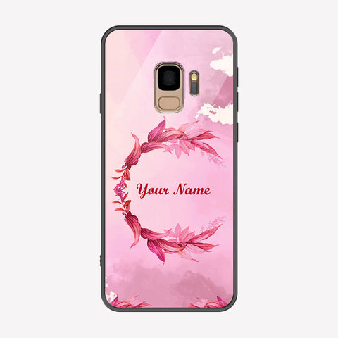 Samsung Galaxy S9 Cover - Personalized Name Series - Premium Printed Metal soft Bumper shock Proof Case