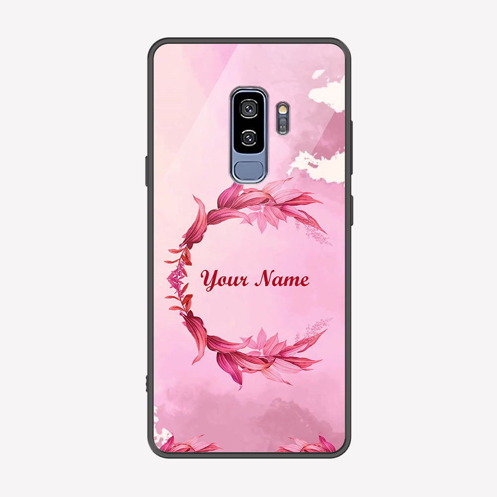 Samsung Galaxy S9 Plus Cover - Personalized Name Series - Premium Printed Metal soft Bumper shock Proof Case
