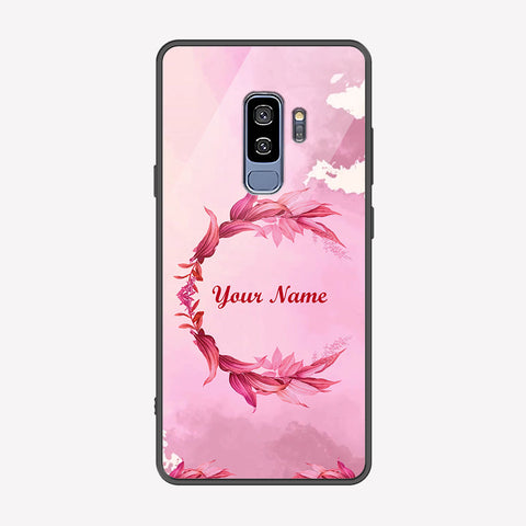 Samsung Galaxy S9 Plus Cover - Personalized Name Series - Premium Printed Metal soft Bumper shock Proof Case