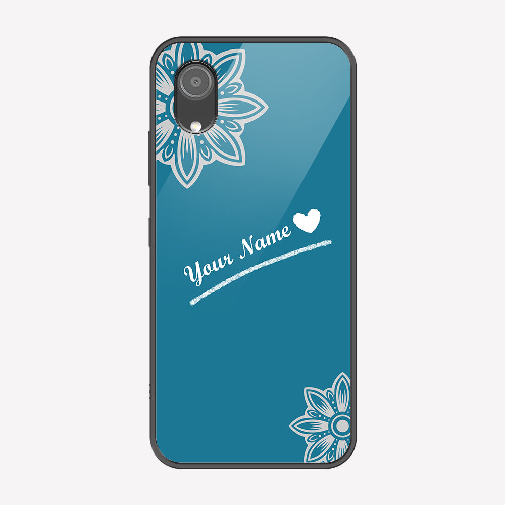 Samsung Galaxy A03 Core Cover - Personalized Name Series - Premium Printed Metal soft Bumper shock Proof Case