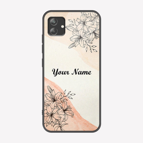 Samsung Galaxy M13 5G Cover - Personalized Name Series - Premium Printed Metal soft Bumper shock Proof Case