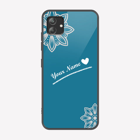 Samsung Galaxy A04e Cover - Personalized Name Series - Premium Printed Metal soft Bumper shock Proof Case