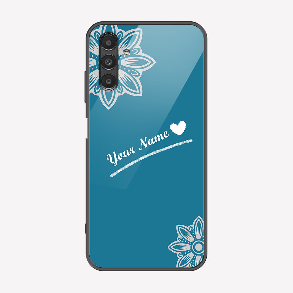 Samsung Galaxy A13 5G Cover - Personalized Name Series - Premium Printed Metal soft Bumper shock Proof Case
