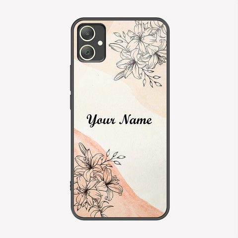 Samsung Galaxy A05 Cover - Personalized Name Series - Premium Printed Metal soft Bumper shock Proof Case