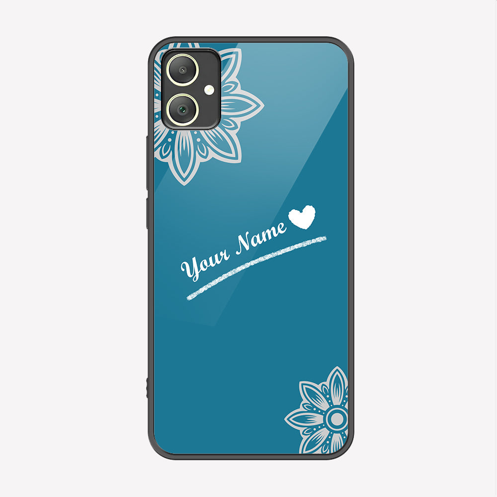 Samsung Galaxy A05 Cover - Personalized Name Series - Premium Printed Metal soft Bumper shock Proof Case