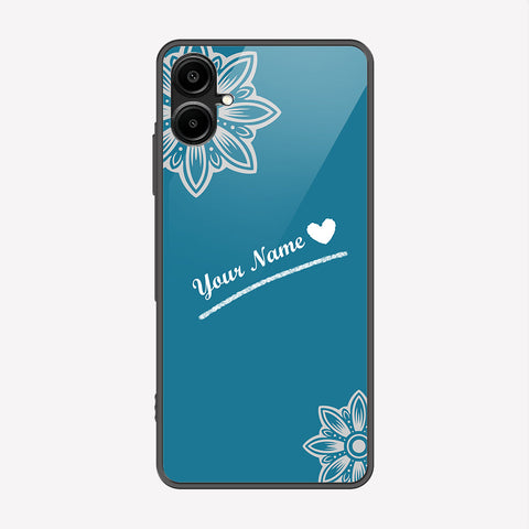 Samsung Galaxy A06 Cover - Personalized Name Series - Premium Printed Metal soft Bumper shock Proof Case