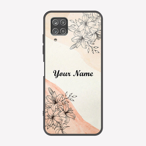 Samsung Galaxy A12 Nacho Cover - Personalized Name Series - Premium Printed Metal soft Bumper shock Proof Case
