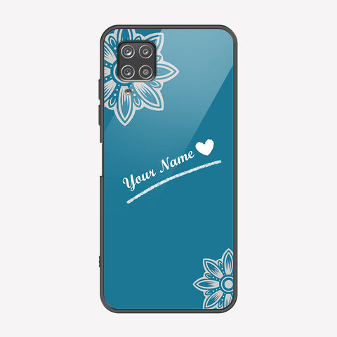 Samsung Galaxy A12 Cover - Personalized Name Series - Premium Printed Metal soft Bumper shock Proof Case