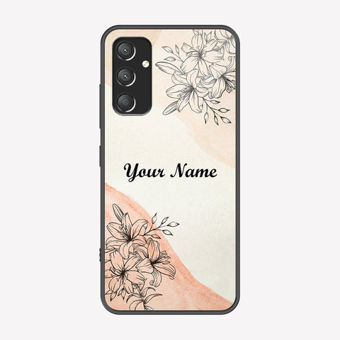 Samsung Galaxy A14 Cover - Personalized Name Series - Premium Printed Metal soft Bumper shock Proof Case