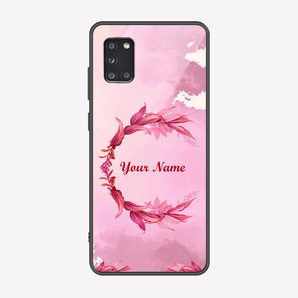 Samsung Galaxy A31 Cover - Personalized Name Series - Premium Printed Metal soft Bumper shock Proof Case