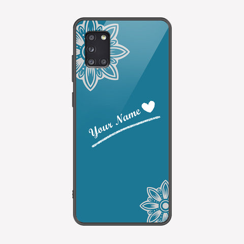 Samsung Galaxy A31 Cover - Personalized Name Series - Premium Printed Metal soft Bumper shock Proof Case