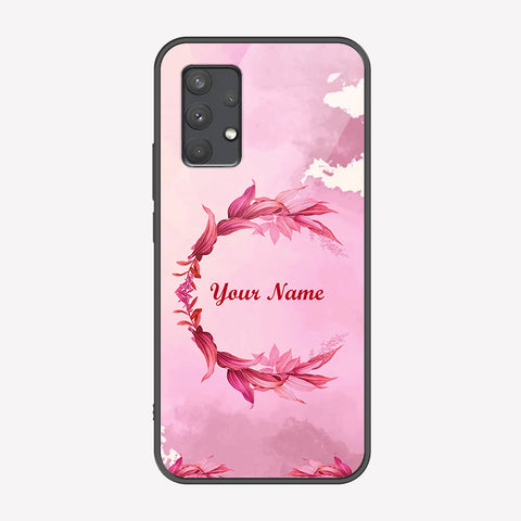 Samsung Galaxy A32 Cover - Personalized Name Series - Premium Printed Metal soft Bumper shock Proof Case