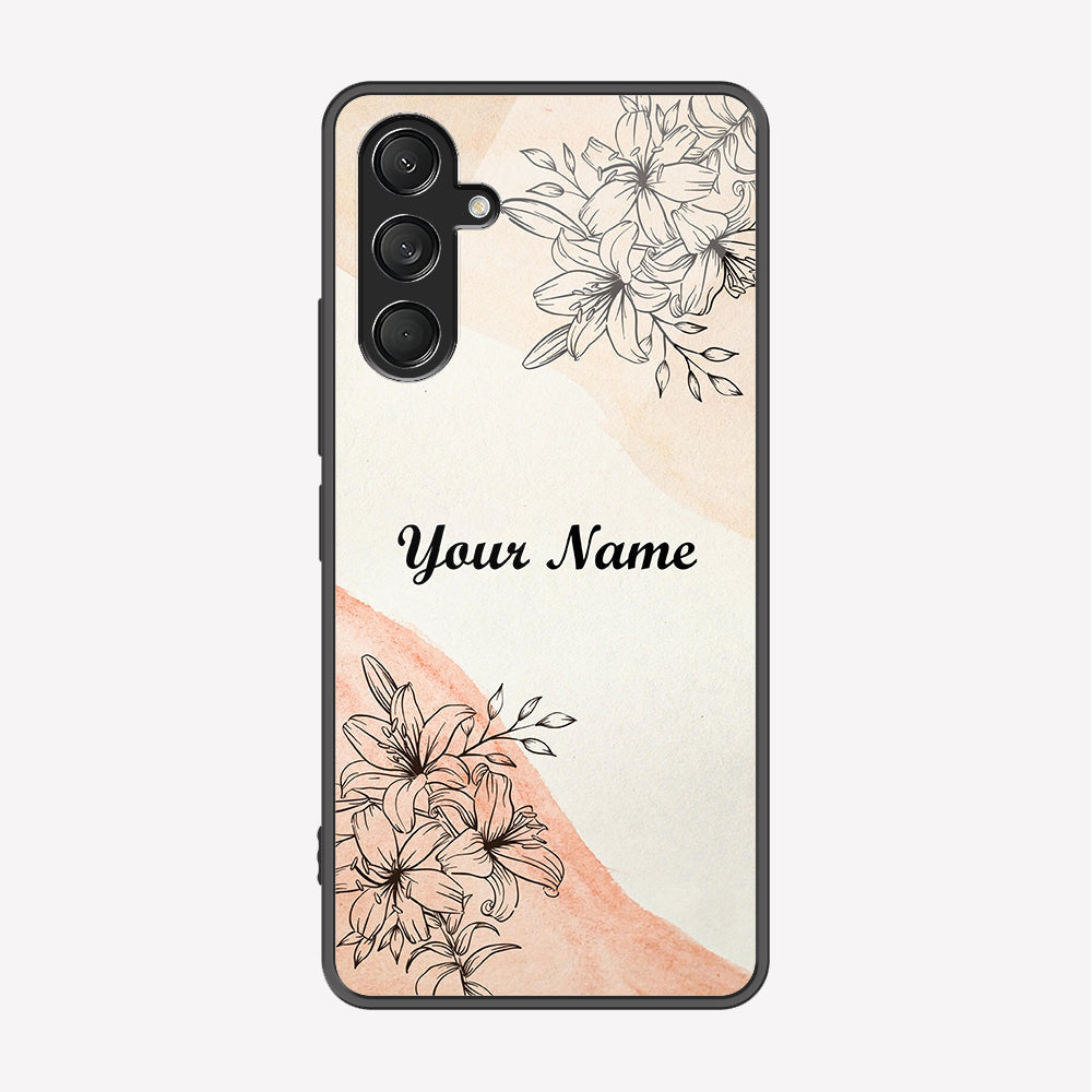 Samsung Galaxy A36 Cover - Personalized Name Series - Premium Printed Metal soft Bumper shock Proof Case