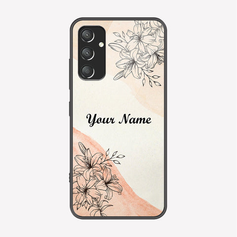 Samsung Galaxy A55 Cover - Personalized Name Series - Premium Printed Metal soft Bumper shock Proof Case