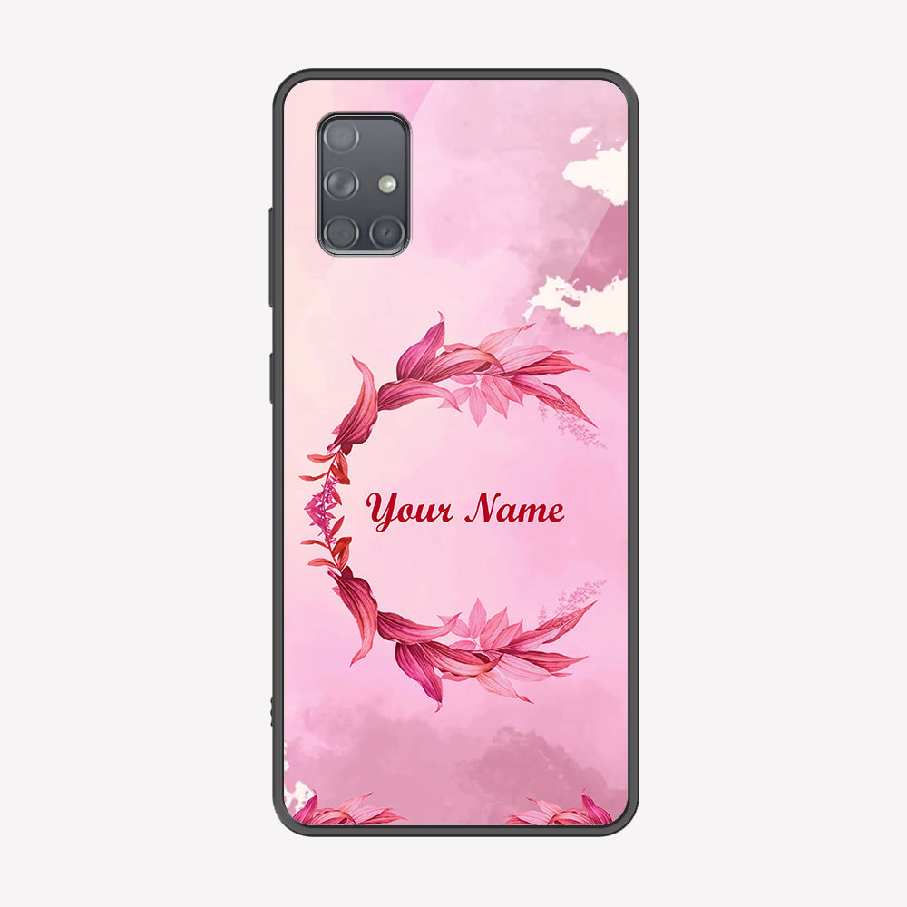 Samsung Galaxy A71 Cover - Personalized Name Series - Premium Printed Metal soft Bumper shock Proof Case