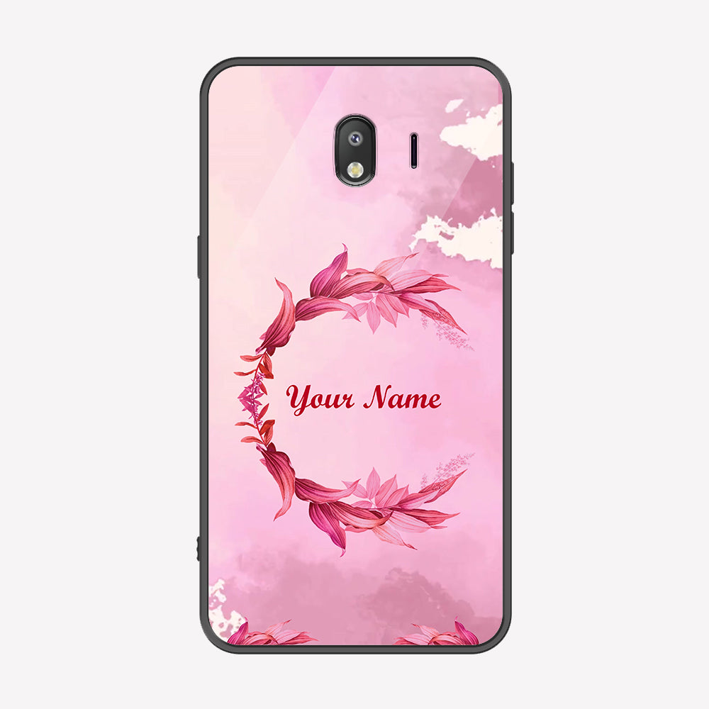 Samsung Galaxy J4 2018 Cover - Personalized Name Series - Premium Printed Metal soft Bumper shock Proof Case