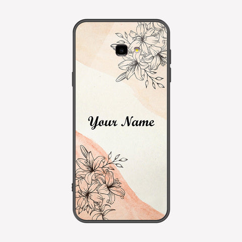 Samsung Galaxy J4 Plus Cover - Personalized Name Series - Premium Printed Metal soft Bumper shock Proof Case
