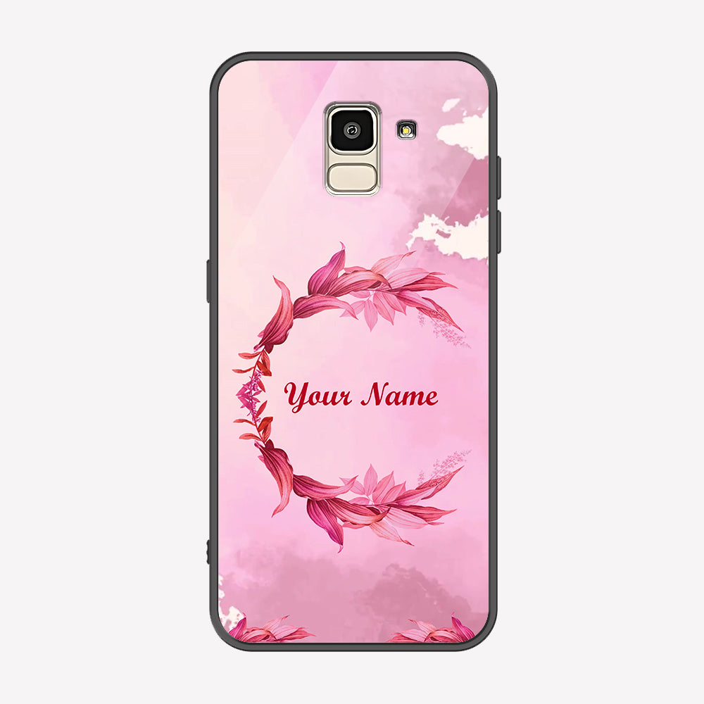 Samsung Galaxy J6 2018 Cover - Personalized Name Series - Premium Printed Metal soft Bumper shock Proof Case