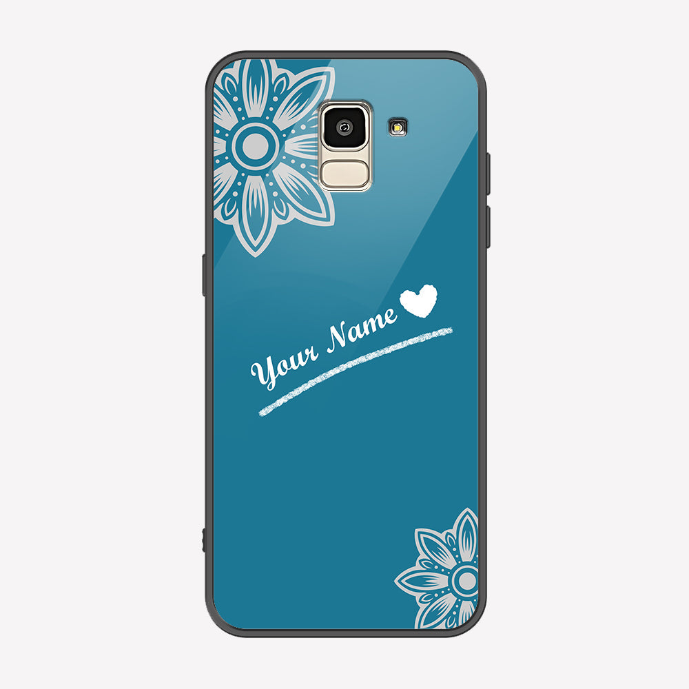 Samsung Galaxy J6 2018 Cover - Personalized Name Series - Premium Printed Metal soft Bumper shock Proof Case