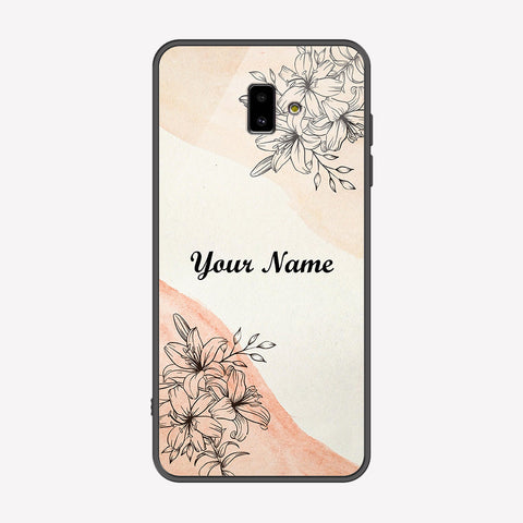 Samsung Galaxy J6 Plus 2018 Cover - Personalized Name Series - Premium Printed Metal soft Bumper shock Proof Case