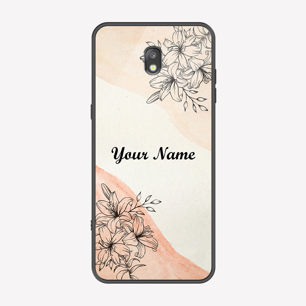 Samsung Galaxy J7 2015 Cover - Personalized Name Series - Premium Printed Metal soft Bumper shock Proof Case