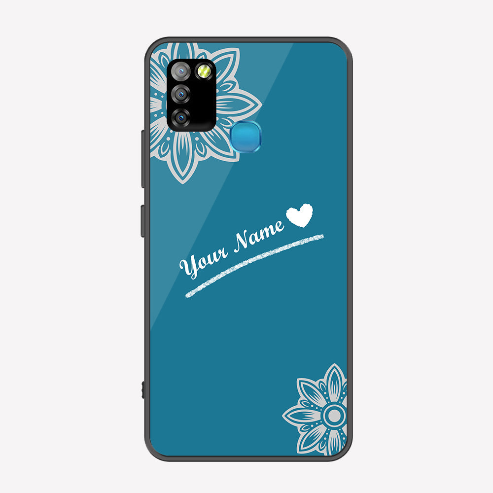 Infinix Smart 5 Cover - Personalized Name Series - Premium Printed Metal soft Bumper shock Proof Case