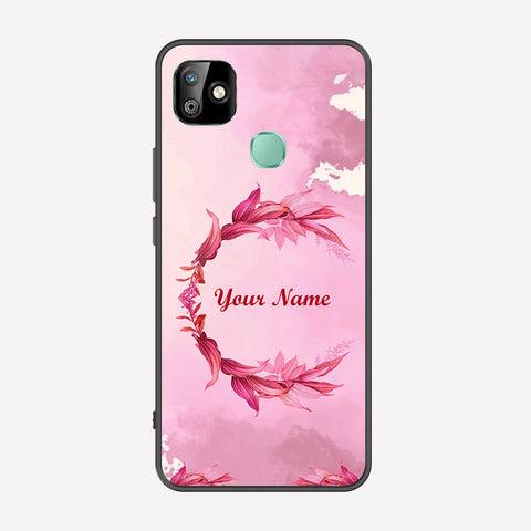 Infinix Smart 6 HD Cover - Personalized Name Series - Premium Printed Metal soft Bumper shock Proof Case
