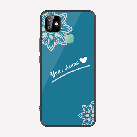 Infinix Smart 6 HD Cover - Personalized Name Series - Premium Printed Metal soft Bumper shock Proof Case