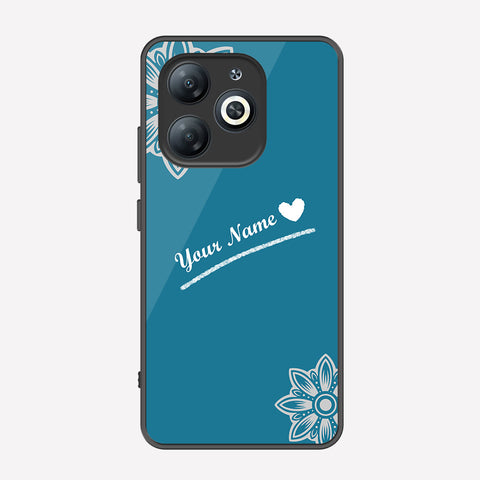 Tecno Spark 20 Cover - Personalized Name Series - Premium Printed Metal soft Bumper shock Proof Case