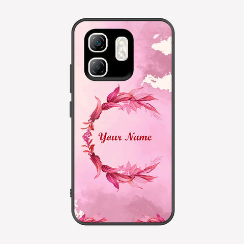 Infinix Smart 9 HD Cover - Personalized Name Series - Premium Printed Metal soft Bumper shock Proof Case