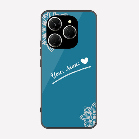 Tecno Spark 20 Pro Cover - Personalized Name Series - Premium Printed Metal soft Bumper shock Proof Case