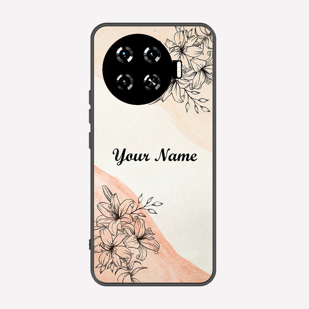 Tecno Spark 20 Pro Plus Cover - Personalized Name Series - Premium Printed Metal soft Bumper shock Proof Case