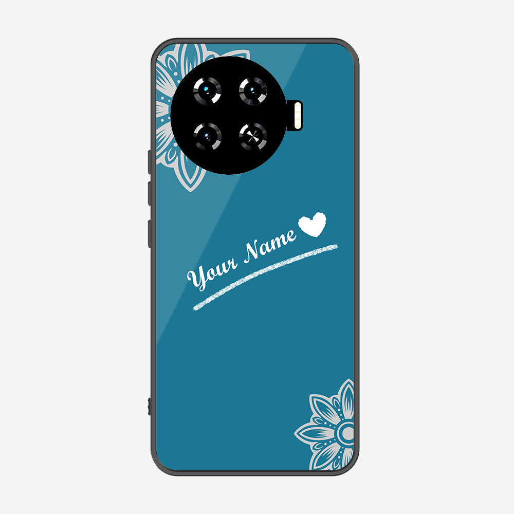 Tecno Spark 20 Pro Plus Cover - Personalized Name Series - Premium Printed Metal soft Bumper shock Proof Case