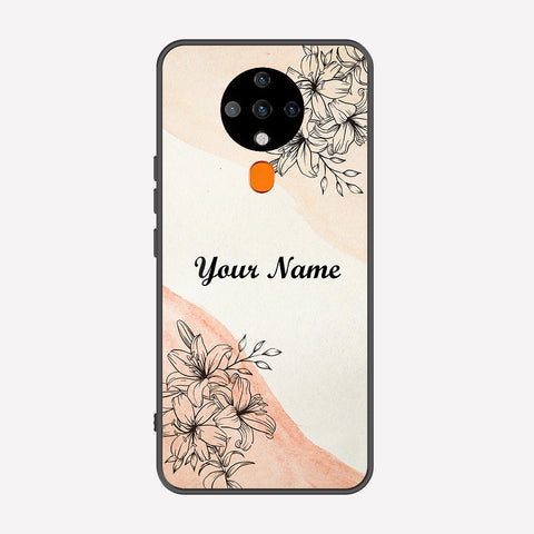 Tecno Spark 6 Cover - Personalized Name Series - Premium Printed Metal soft Bumper shock Proof Case