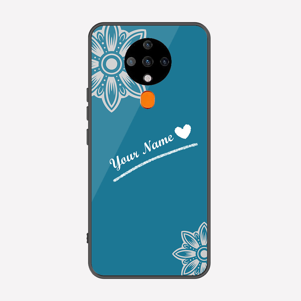 Tecno Spark 6 Cover - Personalized Name Series - Premium Printed Metal soft Bumper shock Proof Case