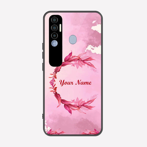 Tecno Spark 7 Pro Cover - Personalized Name Series - Premium Printed Metal soft Bumper shock Proof Case
