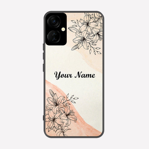 Tecno Spark 9 Pro Cover - Personalized Name Series - Premium Printed Metal soft Bumper shock Proof Case
