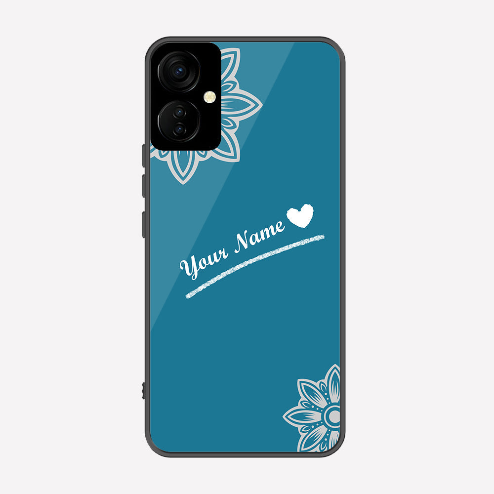 Tecno Spark 9 Pro Cover - Personalized Name Series - Premium Printed Metal soft Bumper shock Proof Case