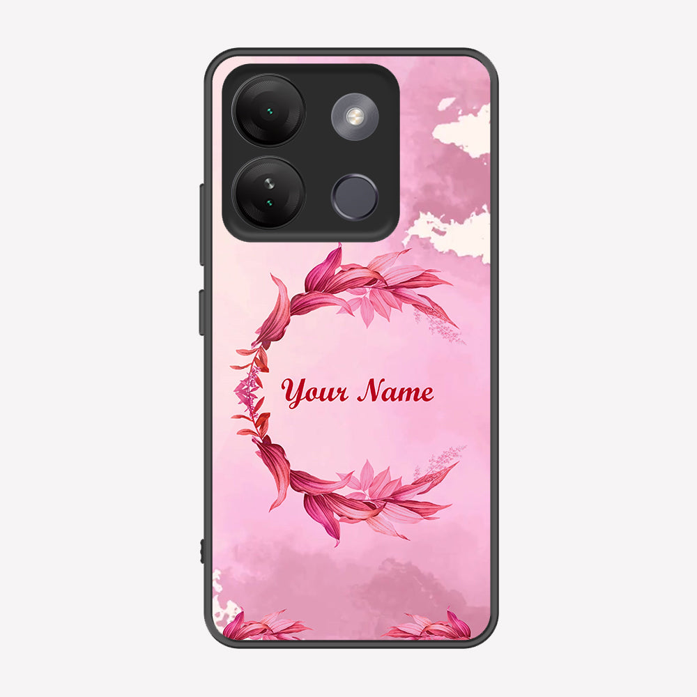 Tecno Spark Go 2023 Cover - Personalized Name Series - Premium Printed Metal soft Bumper shock Proof Case