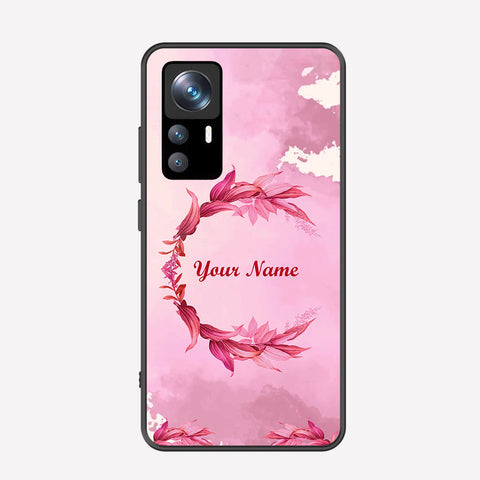 Xiaomi 12T Pro Cover - Personalized Name Series - Premium Printed Metal soft Bumper shock Proof Case