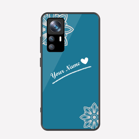 Xiaomi 12T Pro Cover - Personalized Name Series - Premium Printed Metal soft Bumper shock Proof Case