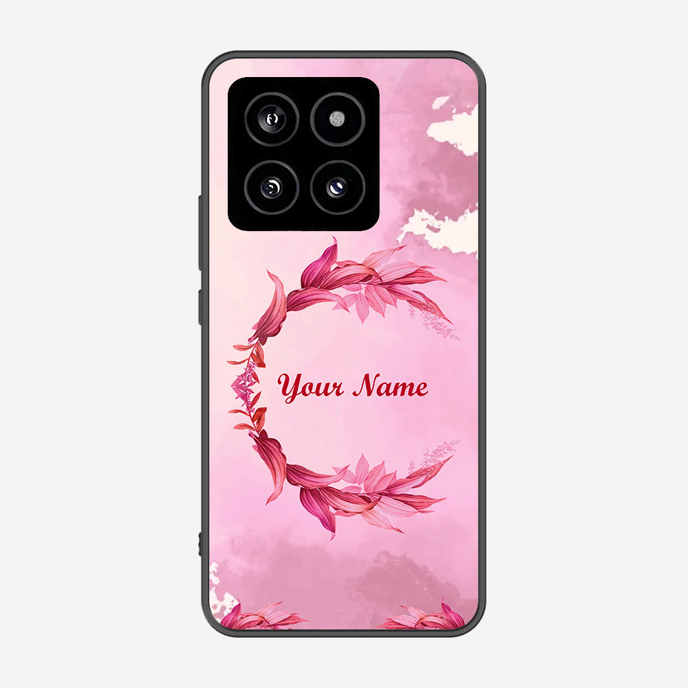 Xiaomi 14 Cover - Personalized Name Series - Premium Printed Metal soft Bumper shock Proof Case