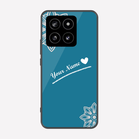 Xiaomi 14 Cover - Personalized Name Series - Premium Printed Metal soft Bumper shock Proof Case