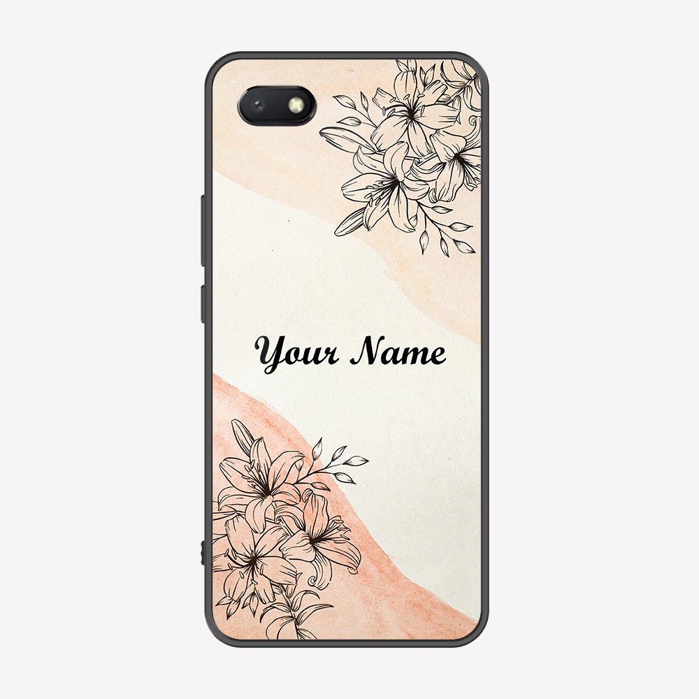 Huawei Y5 Prime 2018 / Y5 2018 / Honor 7S Cover - Personalized Name Series - Premium Printed Metal soft Bumper shock Proof Case