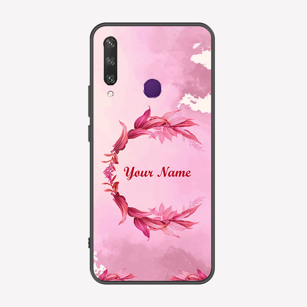 Huawei Y6p Cover - Personalized Name Series - Premium Printed Metal soft Bumper shock Proof Case