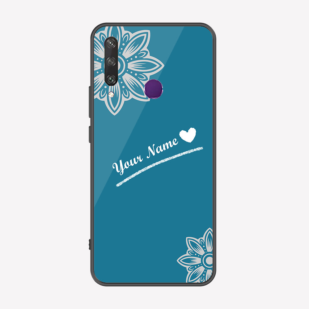 Huawei Y6p Cover - Personalized Name Series - Premium Printed Metal soft Bumper shock Proof Case